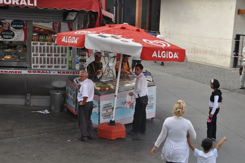 Fish sandwich stand